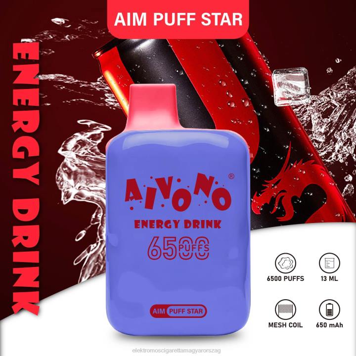 Aivono AIM PUFF STAR 6500 energiaital 6F06293 - Elektromos Cigaretta Liquid