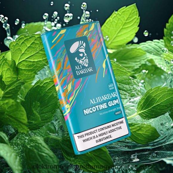 Alibarbar nikotin gumi menta Z2466083 - Elektromos Cigaretta Liquid